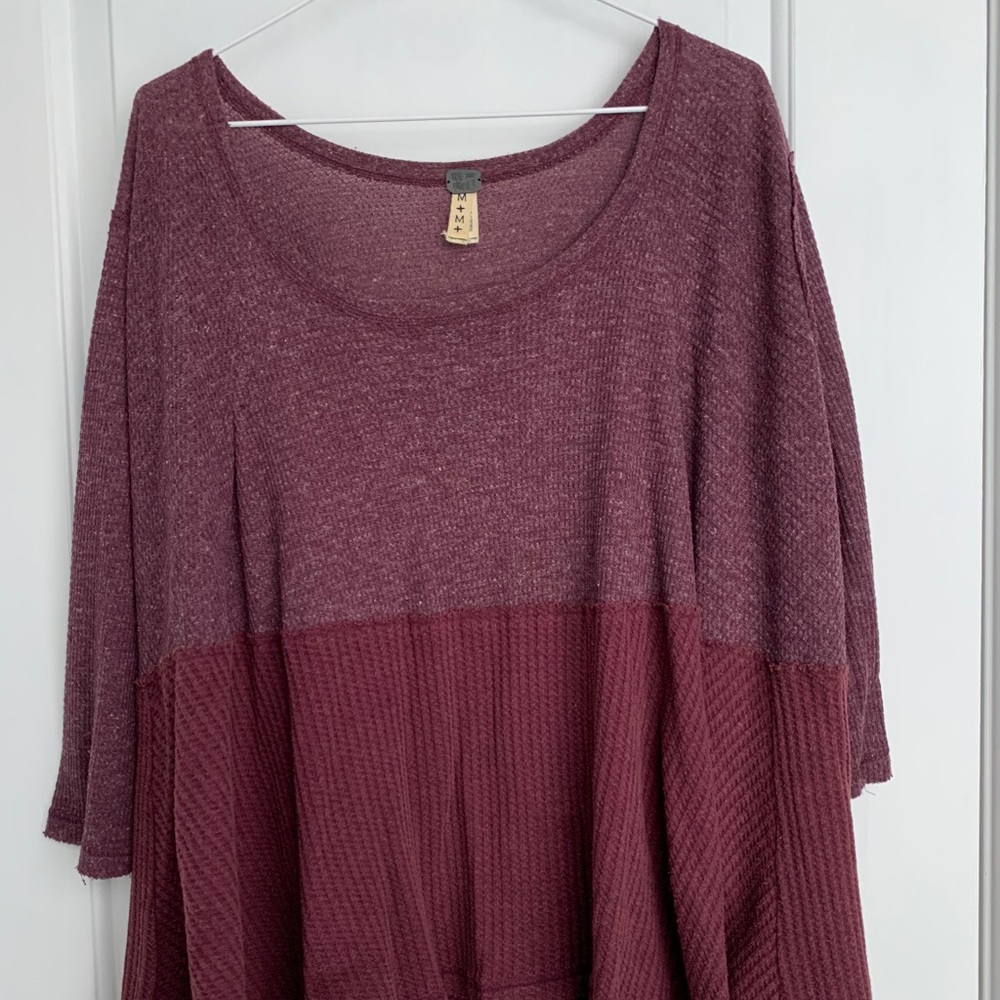 Free People waffle top